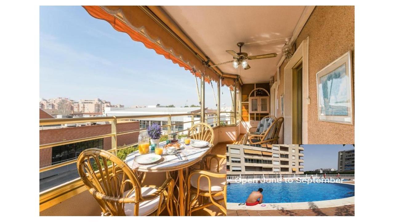 شقة Playa 500M Y Centro Pueblo 600M, Piscina, 4 Clim, 2 Parkings سانتا بولا المظهر الخارجي الصورة