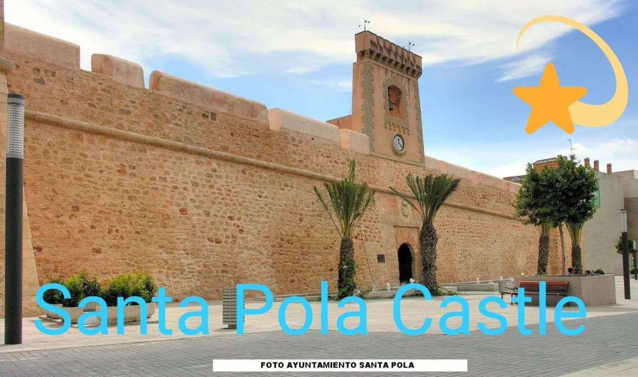 شقة Playa 500M Y Centro Pueblo 600M, Piscina, 4 Clim, 2 Parkings سانتا بولا المظهر الخارجي الصورة